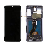 Дисплей для Samsung G985F Galaxy S20 Plus модуль с рамкой Черный - Сервисный оригинал