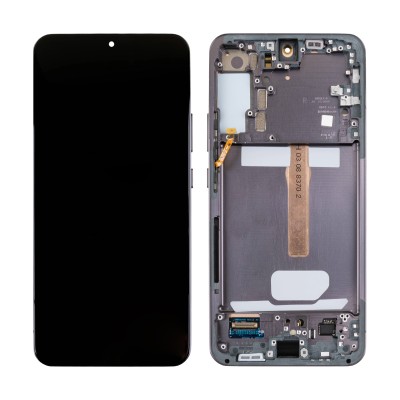 Дисплей для Samsung S906B Galaxy S22 Plus модуль с рамкой Черный - Сервисный Оригинал