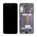 Дисплей для Samsung S906B Galaxy S22 Plus модуль с рамкой Черный - Сервисный Оригинал