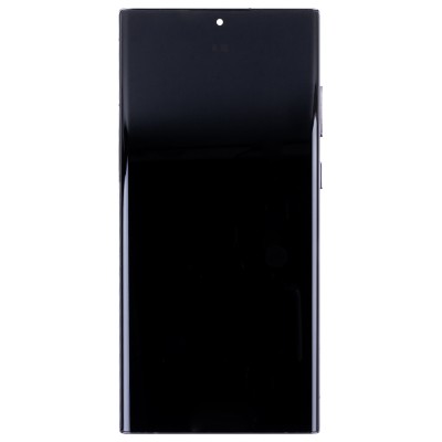 Дисплей для Samsung S908B Galaxy S22 Ultra модуль с рамкой и тачскрином (черный) - (OLED) (Full Size)