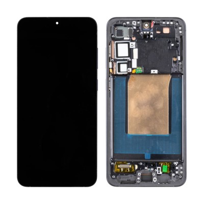 Дисплей для Samsung S936B Galaxy S25 Plus модуль с рамкой Черный - (OLED) (Full Size)