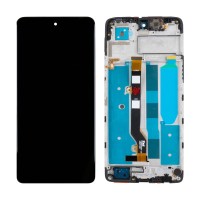 Дисплей для Tecno LJ6 модуль с рамкой Черный - OR
