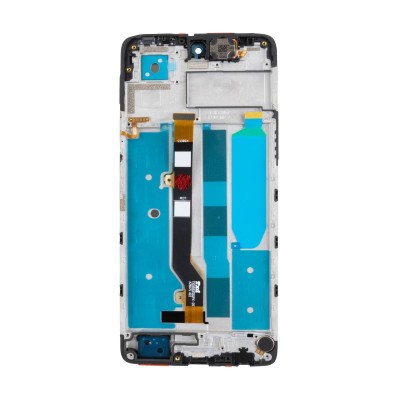 Дисплей для Tecno LJ6 модуль с рамкой Черный - OR
