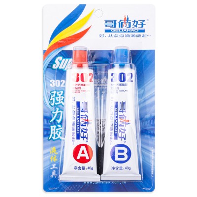 Клей двухкомпонентный Geliahao 302 (80 г, акрилатный)