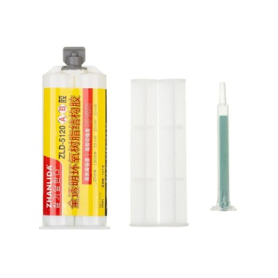 Клей двухкомпонентный Zhanlida ZLD-5120 AB (50 мл, эпоксидный)