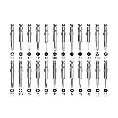 Отвертка (24 насадки + ручка, в чехле)