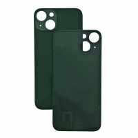 Задняя крышка для iPhone 13 mini Зеленый (стекло, широкий вырез под камеру, логотип) Задняя крышка для iPhone 13 mini Зеленый (стекло, широкий вырез под камеру, логотип)