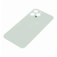 Задняя крышка для iPhone 12 Pro Max Белый (стекло, широкий вырез под камеру, логотип)