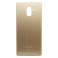 Задняя крышка для Samsung A730F (A8+ 2018) Золото