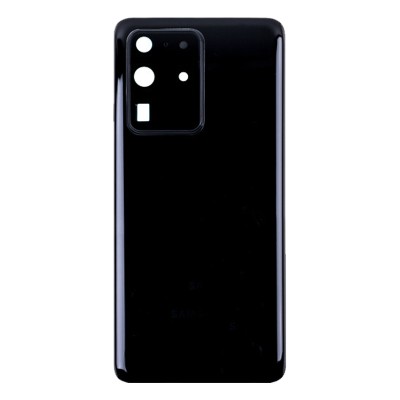 Задняя крышка для Samsung G988B (S20 Ultra) Черный - Премиум