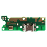 Шлейф для Huawei Y5 Lite 2018 плата на системный разъем/микрофон