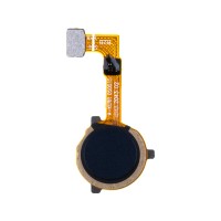 Шлейф для Realme C21 сканер отпечатка пальцев Черный