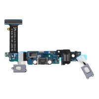 Шлейф для Samsung G920FD (S6 Duos) плата системный разъем/разъем гарнитуры/микрофон/HOME