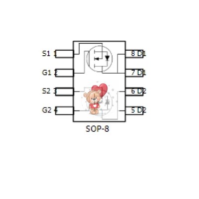 AF4502C NP-Channel MOSFET 30V 10A