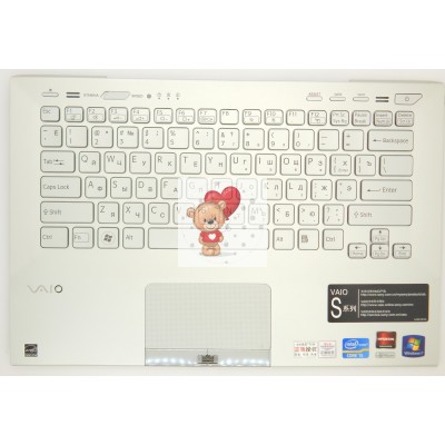 Клавиатура для ноутбука Sony VPC-S TopCase P/n: 148778371, NSK-SA1SQ, 9Z.N3VSQ.10R