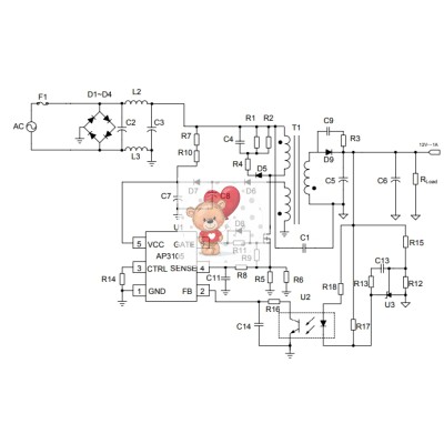 AP3105KTR-G1 [SOT-23]