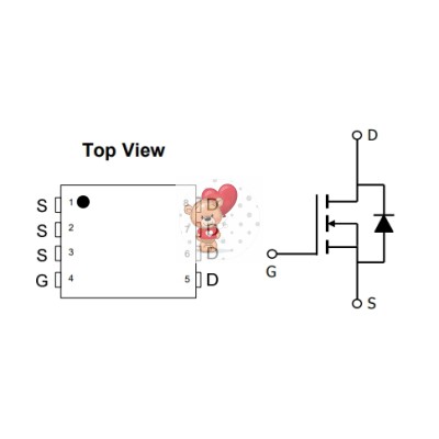 AON7202 N-Channel MOSFET 30V 40A
