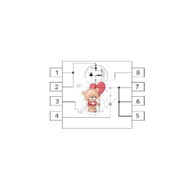 PD1503YVS Dual N-Channel 30V 9A/8A SOP-8