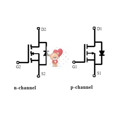 Микросхема AO4614 Dual NP-Channel MOSFET 40V 5A