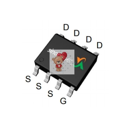 SM4843NSKC-TRG N-Channel MOSFET 30V 15A