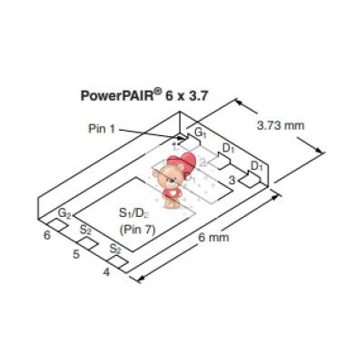 SiZ710DT N-Channel MOSFET 20V 6.9A