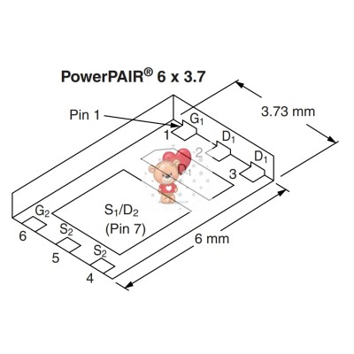 SiZ710DT N-Channel MOSFET 20V 6.9A
