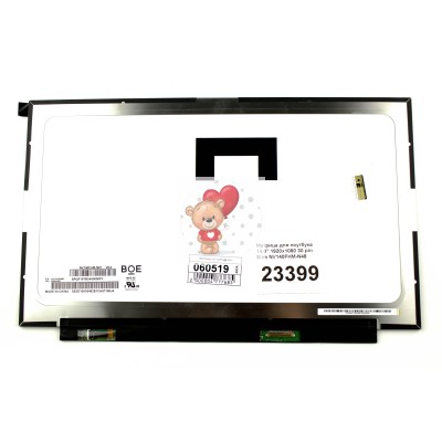 Матрица для ноутбука 14.0" 1920x1080 30pin Slim B140HAN03.2 ADS Matte 60Hz Матрица для ноутбука 14.0" 1920x1080 30pin Slim B140HAN03.2 ADS Matte 60Hz