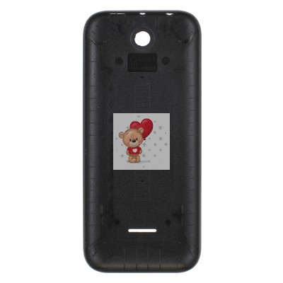 Задняя крышка для Nokia 225 Dual Черный