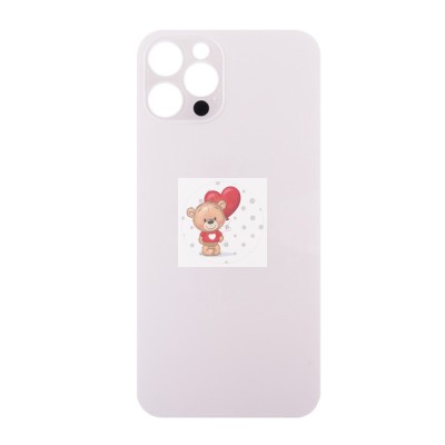 Задняя крышка для iPhone 12 Pro Золото (стекло, широкий вырез под камеру, логотип)