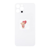 Задняя крышка для iPhone 12 Pro Белый (стекло, широкий вырез под камеру, логотип) Задняя крышка для iPhone 12 Pro Белый (стекло, широкий вырез под камеру, логотип)