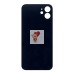 Задняя крышка для iPhone 12 Белый (стекло, широкий вырез под камеру, логотип)