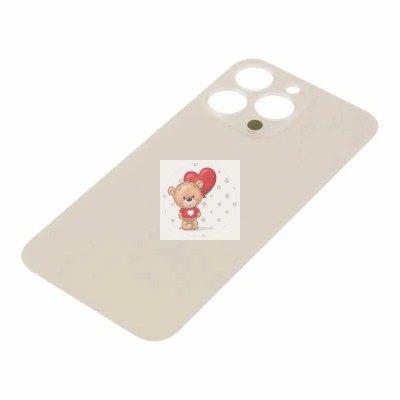 Задняя крышка для iPhone 13 Pro Золото (стекло, широкий вырез под камеру, логотип)