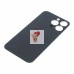 Задняя крышка для iPhone 13 Pro Зеленый (стекло, широкий вырез под камеру, логотип)