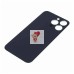 Задняя крышка для iPhone 13 Pro Серый (стекло, широкий вырез под камеру, логотип)