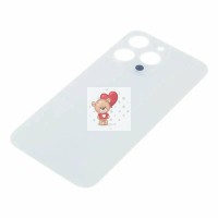 Задняя крышка для iPhone 13 Pro Белый (стекло, широкий вырез под камеру, логотип) Задняя крышка для iPhone 13 Pro Белый (стекло, широкий вырез под камеру, логотип)