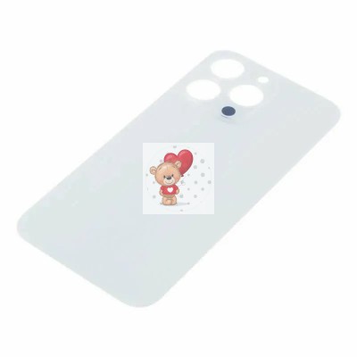Задняя крышка для iPhone 13 Pro Белый (стекло, широкий вырез под камеру, логотип) Задняя крышка для iPhone 13 Pro Белый (стекло, широкий вырез под камеру, логотип)