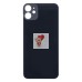Задняя крышка для iPhone 11 Черный (стекло, широкий вырез под камеру, логотип)