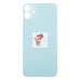 Задняя крышка для iPhone 11 Зеленый (стекло, широкий вырез под камеру, логотип)