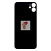 Задняя крышка для iPhone 11 Фиолетовый (стекло, широкий вырез под камеру, логотип)