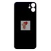 Задняя крышка для iPhone 11 Белый (стекло, широкий вырез под камеру, логотип)