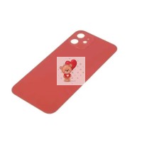 Задняя крышка для iPhone 12 mini Красный (стекло, широкий вырез под камеру, логотип) Задняя крышка для iPhone 12 mini Красный (стекло, широкий вырез под камеру, логотип)