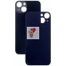 Задняя крышка для iPhone 13 mini Черный (стекло, широкий вырез под камеру, логотип)
