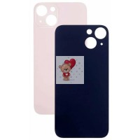 Задняя крышка для iPhone 13 mini Розовый (стекло, широкий вырез под камеру, логотип) Задняя крышка для iPhone 13 mini Розовый (стекло, широкий вырез под камеру, логотип)