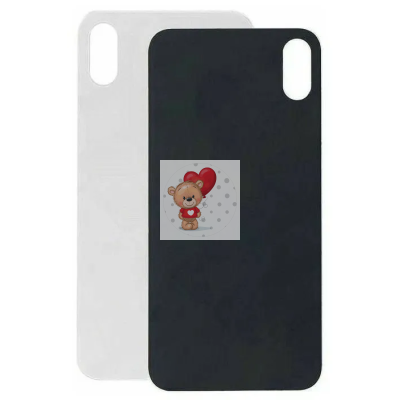 Задняя крышка для iPhone Xs Max Белый (стекло, широкий вырез под камеру, логотип) Задняя крышка для iPhone Xs Max Белый (стекло, широкий вырез под камеру, логотип)