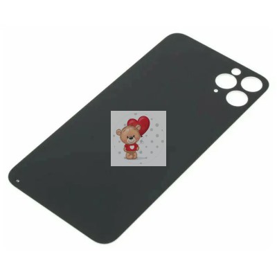 Задняя крышка для iPhone 11 Pro Белый (стекло, широкий вырез под камеру, логотип)