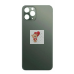 Задняя крышка для iPhone 11 Pro Max Темно-зеленый (стекло, широкий вырез под камеру, логотип)