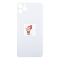 Задняя крышка для iPhone 11 Pro Max Белый (стекло, широкий вырез под камеру, логотип) Задняя крышка для iPhone 11 Pro Max Белый (стекло, широкий вырез под камеру, логотип)