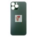Задняя крышка для iPhone 13 Pro Max Зеленый (стекло, широкий вырез под камеру, логотип)