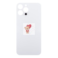 Задняя крышка для iPhone 13 Pro Max Белый (стекло, широкий вырез под камеру, логотип) Задняя крышка для iPhone 13 Pro Max Белый (стекло, широкий вырез под камеру, логотип)