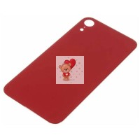 Задняя крышка для iPhone Xr Красный (стекло, широкий вырез под камеру, логотип) Задняя крышка для iPhone Xr Красный (стекло, широкий вырез под камеру, логотип)